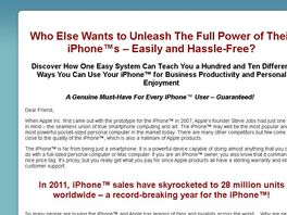 Go to: 70 Million+ Person Market! Expert-crafted Guide To The Iphone.