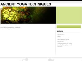 Go to: Ancient Yoga Techniques