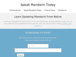 Go to: Speak Mandarin Today