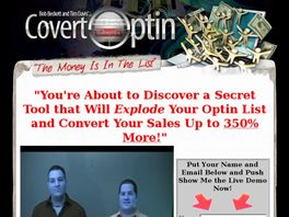 Go to: Covert Optin.
