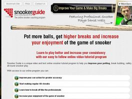 Go to: Snooker Guide - Online Snooker Tutorial Program