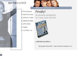 Go to: Acne Cured The E-book