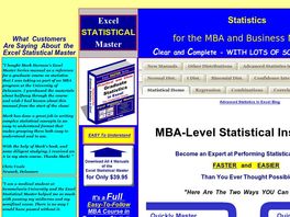 Go to: 75% Commission - Advanced Statistics Training In Excel
