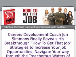 Go to: How To Get That Job Strategies For Career Success