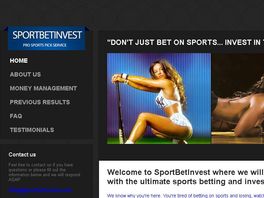 Go to: Sports Betting & Investing