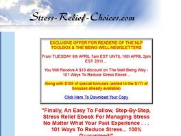 Go to: The Well Being Way - Stress Management Program