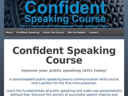 Go to: Public Speaking Course