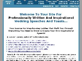 Go to: All Types Of Wedding Speeches.