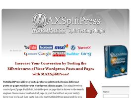 Go to: Wordpress Split Testing Plugin