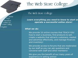 Go to: Web Store College - Online Training Program For Web Store Owners.
