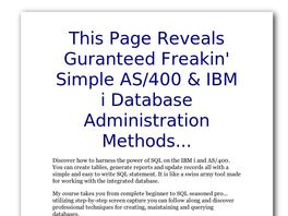 Go to: As/400 & Ibm Sql Online Study Course
