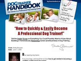 Go to: How To Become A Dog Trainer