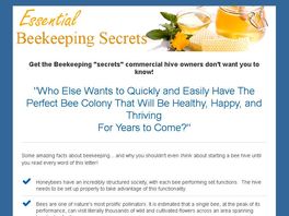 Go to: Essential Beekeeping Secrets Ebook