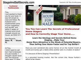 Go to: Stage And Sell Secrets.