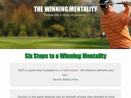 Go to: Golf Brain Training! Six Steps To A Winning Mentality