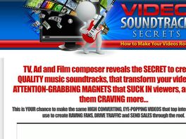 Go to: Video Soundtrack Secrets - How To Make Your Videos Rock!