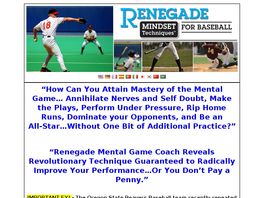 Go to: Renegade Mindset Techniques For Baseball - Mental Game Mastery