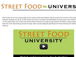 Go to: Street Food University