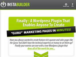 Go to: Instabuilder - The Ultimate Wordpress Marketing Plugin