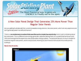 Go to: Solar Stirling Plant - Uses The Sun To Create Free Electricity