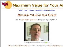 Go to: Maxximum Value For Your Airfare.