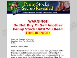 Go to: Penny Stock Secrets Revealed.