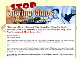 Go to: Stop Snoring Chaos.