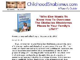 Go to: Our Journey With Strabismus: E-book