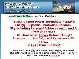 Go to: Using Your Stress To Fuel Your Success!