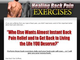 Go to: Back Pain Sufferers Niche. Professional Copy Converts!