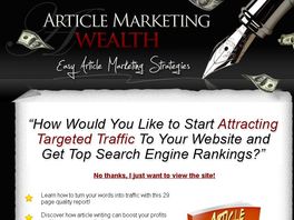 Go to: Marketing Wealth