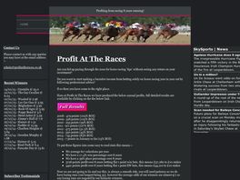 Go to: Profit At The Races