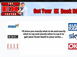 Go to: The Ex Factor - Get Your Ex Back Fast!