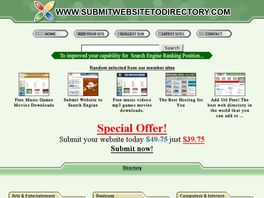 Go to: Submit Website to Directory