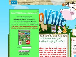 Go to: Farmville King Strategy Ebook + Video Tutorial