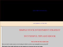 Go to: Simplelogy Of Stock Investment Strategy.
