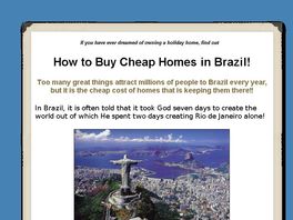Go to: How To Buy Cheap Homes In Brazil