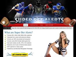 Go to: Super Bet Alerts - Premium Automated Sports Picks - 100% Honest