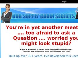 Go to: Our Supply Chain Secrets