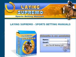 Go to: Laying Supremo - Sports Betting Manuals.