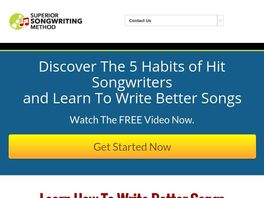 Go to: Superior Songwriting Method - Highest Converting Songwriting Product