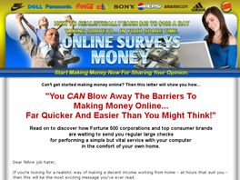 Go to: Online Surveys Money - Up And Rising - Must See.