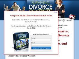 Go to: Surviving Divorce Secrets - This Site Converts at 8%!