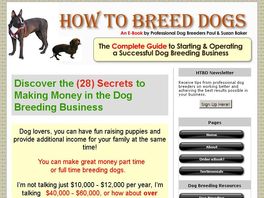 Go to: Guide To Dog Breeding Business Ebook