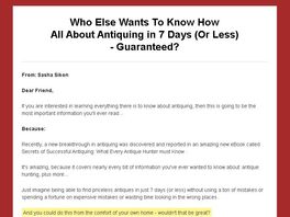 Go to: Secrets of Successful Antiquing eBook