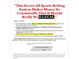 Go to: All Sports Betting System - Sports Handicapping