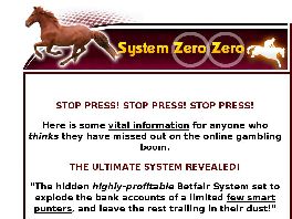 Go to: System Zero Zero.