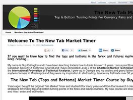 Go to: The New Tab Market Timer