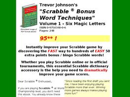 Go to: Scrabble Bonus Word Techniques.
