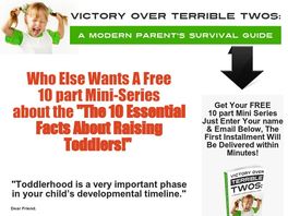 Go to: Victory Over Terrible Twos